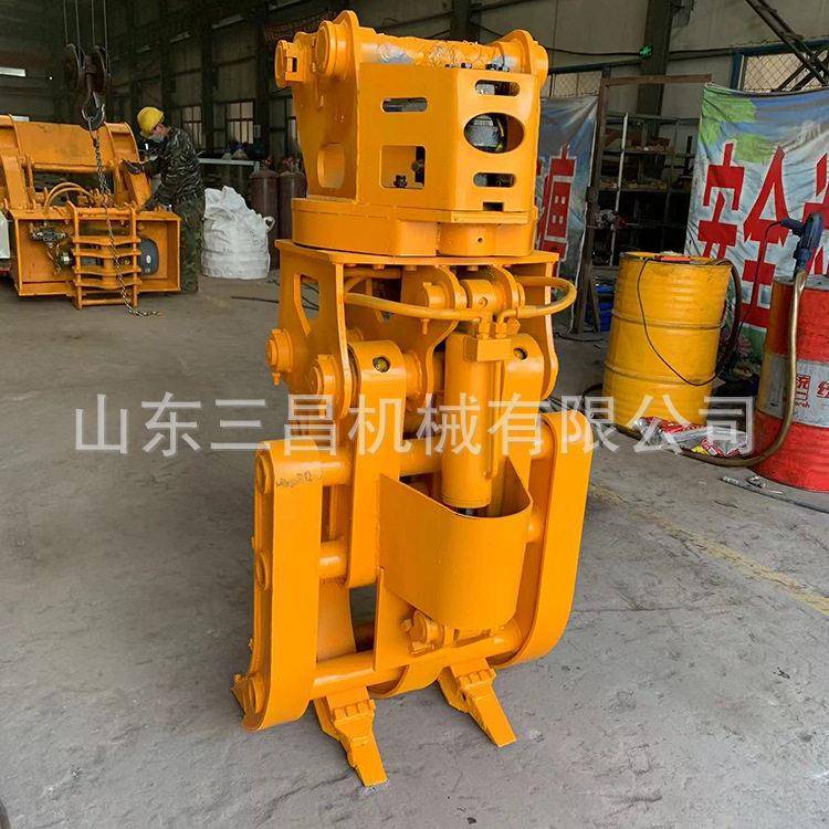 三昌机械废钢抓钢机钢材厂用抓物器装卸一体抓斗支持定做