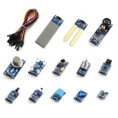 Sensors Pack 兼容Arduino 传感器套件13款 含气体 颜色 声音等
