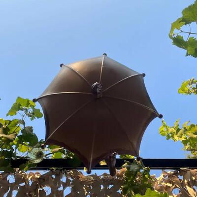 Bird Feeder Tro跨境爆款伞形喂鸟器花园庭院挂件金属工艺品