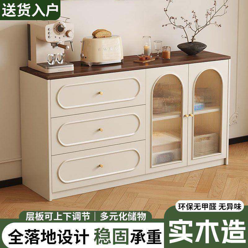 实木餐边柜入户门家用收纳柜厨房储物柜玄关客厅靠墙茶水柜客厅柜