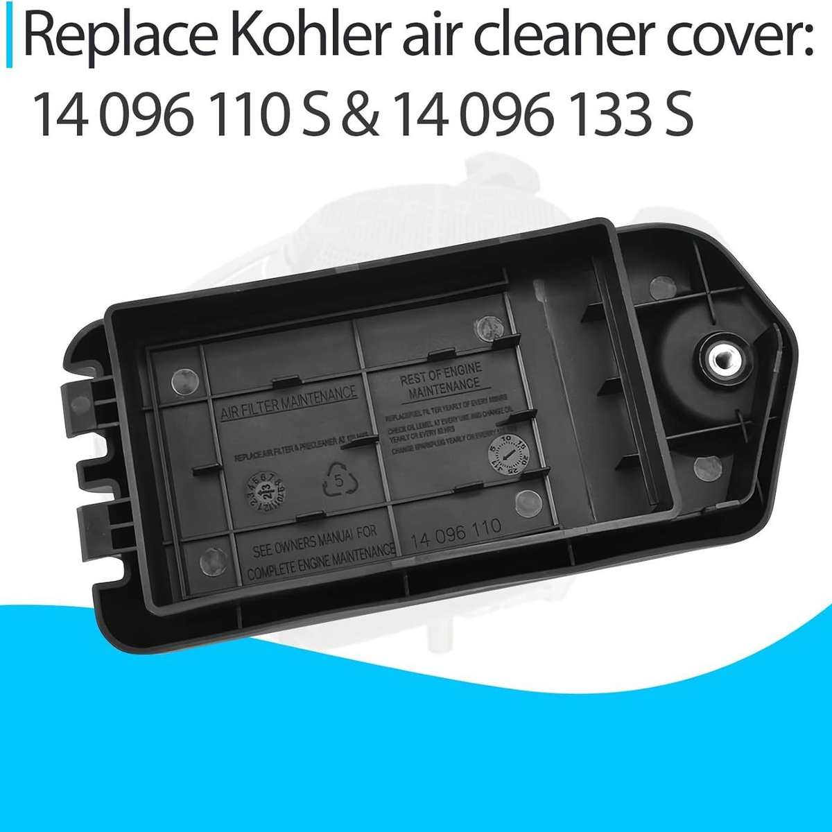 适用 Kohler XT149 XT173 XT650 XT675 XT775 XT800 XT6 空滤外壳