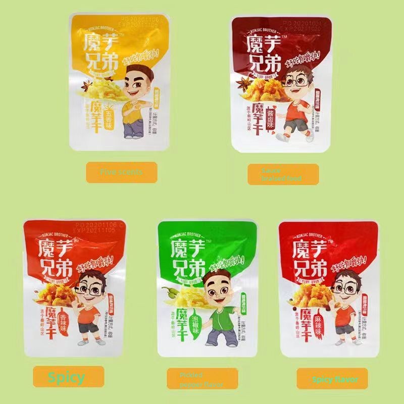 魔芋干魔芋兄弟任性魔芋素毛肚魔芋干魔芋丝雪魔陕西安康特产魔芋