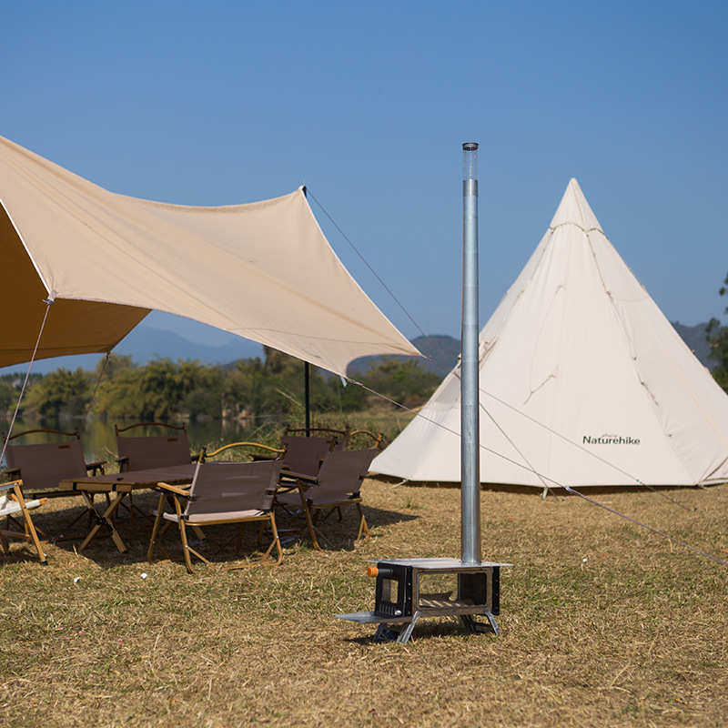 撼途2022全新上市双侧窗mini炉 野外camping帐篷炉户外野餐炉具子