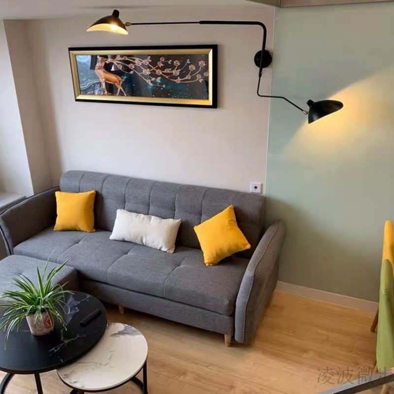 壁灯钓鱼个性卧室复古摇臂长杆创意风工业张牙舞爪床头客厅摆壁灯