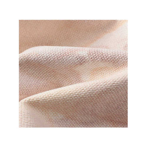 洗水浅色扎染牛仔面料涤棉水彩晕染印花布料小清新沙发罩抱枕织布