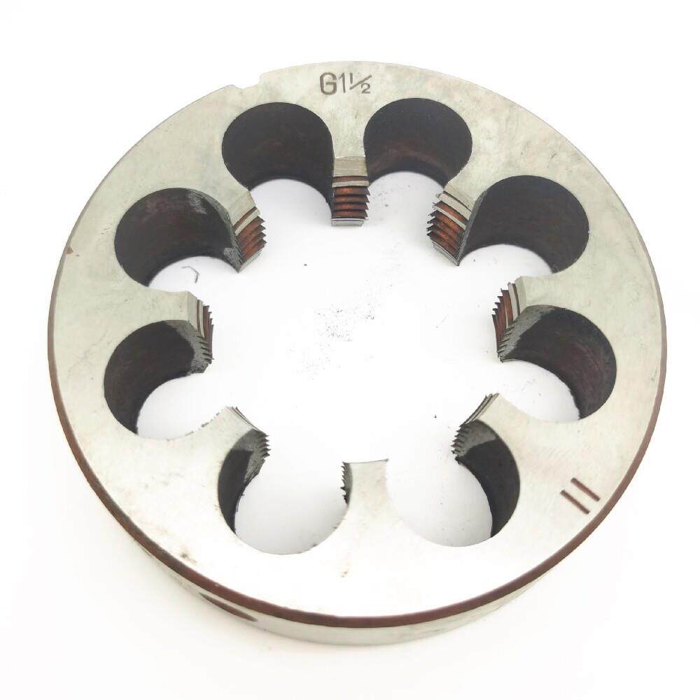 水管螺纹圆板牙G1又1/8 G1又1/4 G1又3/8 1.2寸右左牙正反扣