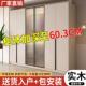 轻奢实木衣柜家用卧室出租房简约现代对开门儿童衣橱小户型简易柜