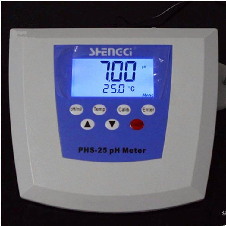 PHS-25酸度计实验室PH计±0.05pH误差台式酸度计
