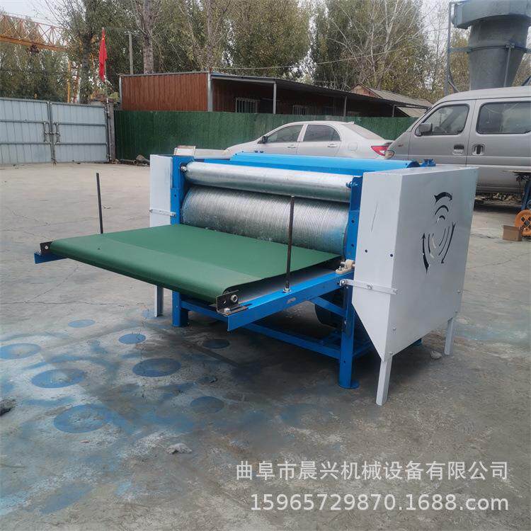 羊毛被加工机器旧棉被 双辊100型丝棉被毛衣废布开松梳棉机