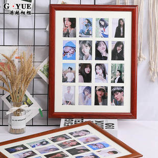 EQ4F开启式铝合金拍立得相框3寸相框小卡ins三宫格相框摆台16宫格