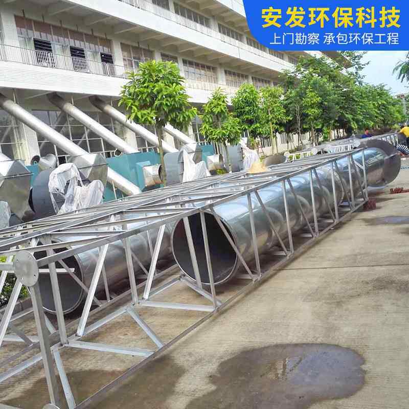 厂包家设计承务漏斗式集尘器粉尘回除尘设备环保通服风收ESL设备