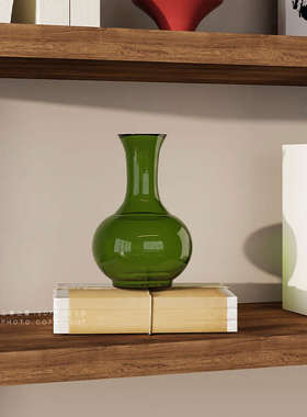 艺贝子样板间宋代美学禅意复古软装饰品侘寂风原木风壁笼软装摆件