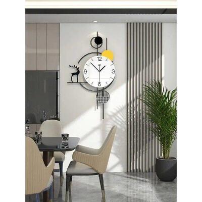 Large 3D Deer Wall C, Living Room, Home Watch, Morden