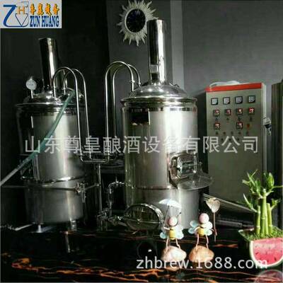 200升糖化系统自酿啤酒机400升啤酒发酵罐山东酿酒啤酒机家酿造