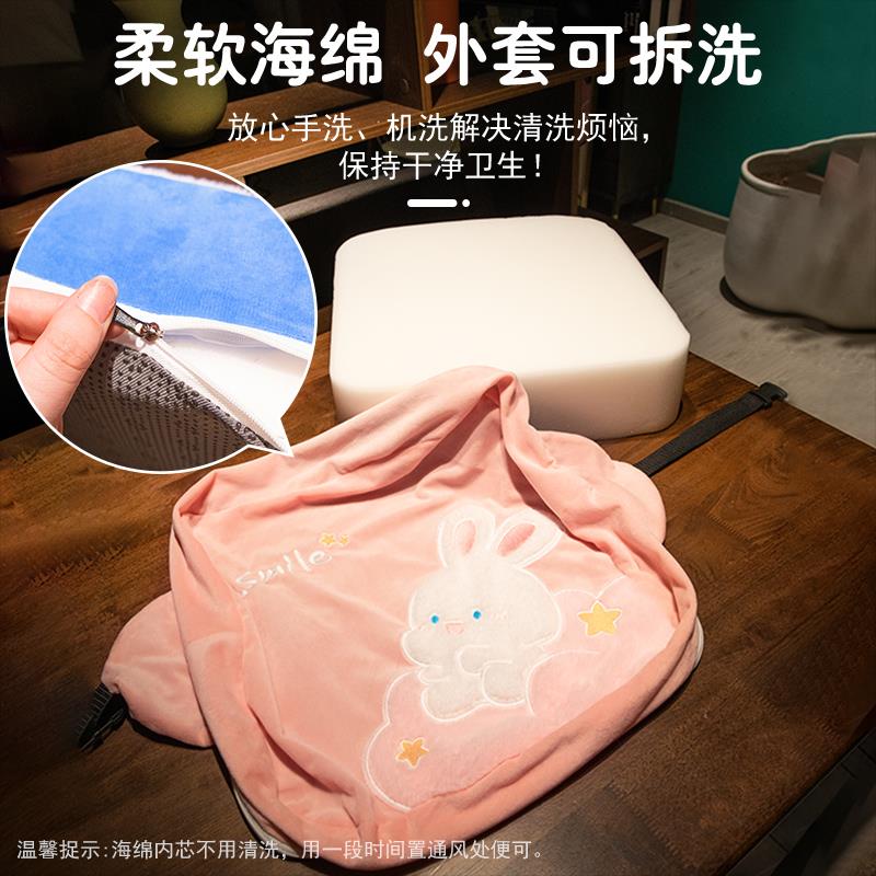 海绵坐垫办公室椅垫增高加厚椅子垫儿童加高餐椅垫子座椅屁垫座垫