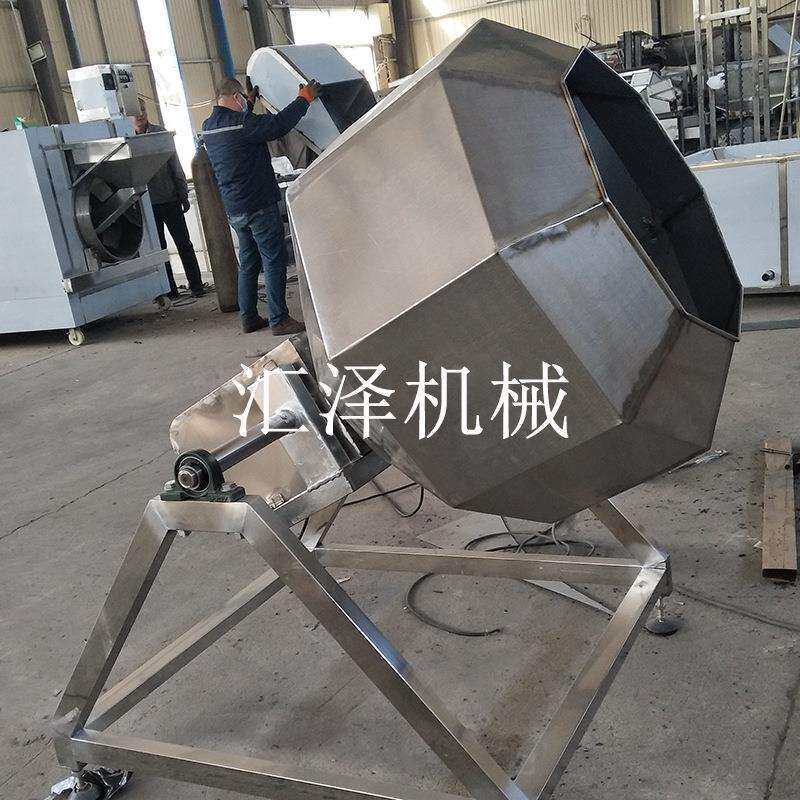 八角拌料机花生米调味机花生粘设备花生裹粉机奶枣机器食品搅拌机