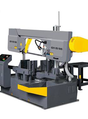 金属带锯床GB4235/50旋转角度带锯床切割直径500mm/60度切割