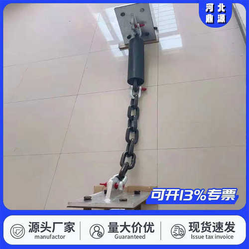 桥梁防落梁缓冲链条缓冲装置防坠链防脱梁U型螺栓拉杆装置T型纵向