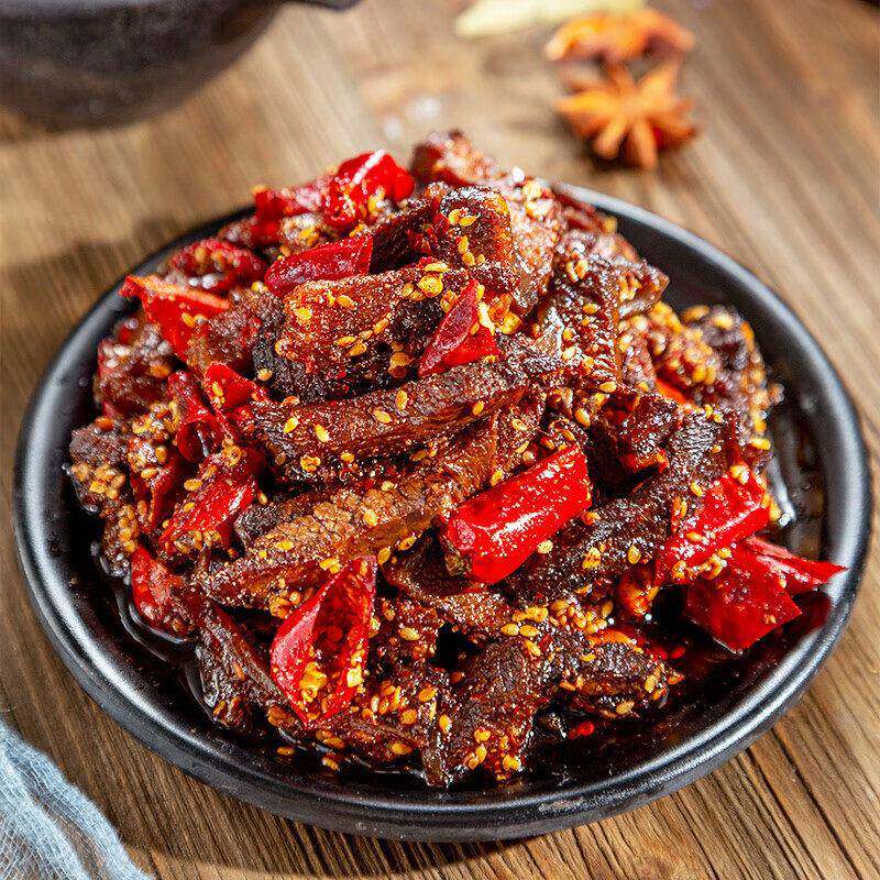 飘零大叔麻辣牛肉条48g麻辣藤椒牛肉干解馋追剧零食休闲川味小吃