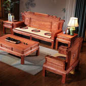 花梨木红木沙发组合全实木中式 明清古典冬夏两用客厅沙发红木家具