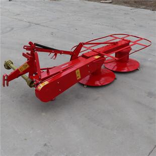 源头厂家直供大型牧场拖拉机牵引后置割草机双圆盘割草机出口外贸