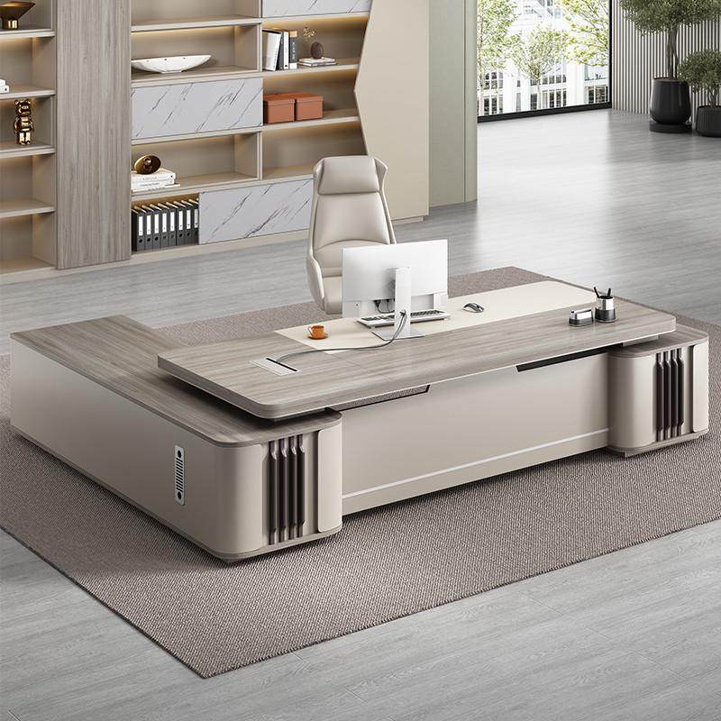 轻奢老板桌椅组合简约现代董事长办公室单人大气班台经理桌子家具,商业/办公家具,大班台/主管桌,淘宝优惠券,粉丝福利购,淘宝优惠卷