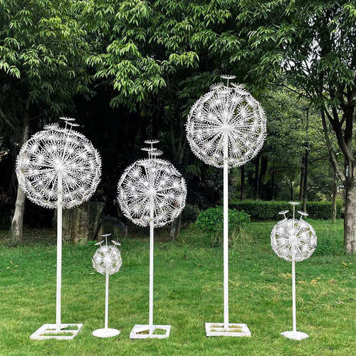 镂空小鸟景观不锈钢屋顶摆件树动物抽象装饰会展园林户外发光雕塑