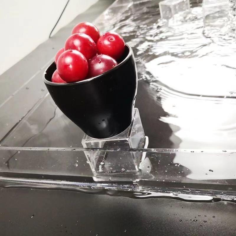 亚克力拍摄水缸水箱透明浅水缸水槽照相拍摄加厚视频水彩高透