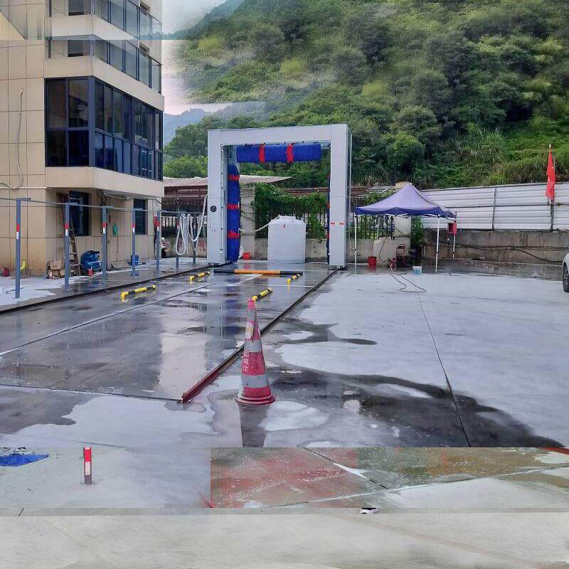 刷龙门自动洗车设备公交跨境往复式大巴洗车机全自动电脑洗车机