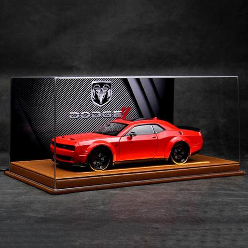 新款Motorax1:24道奇地狱挑 战者SRT 美系彷真猫合金m汽车模型男