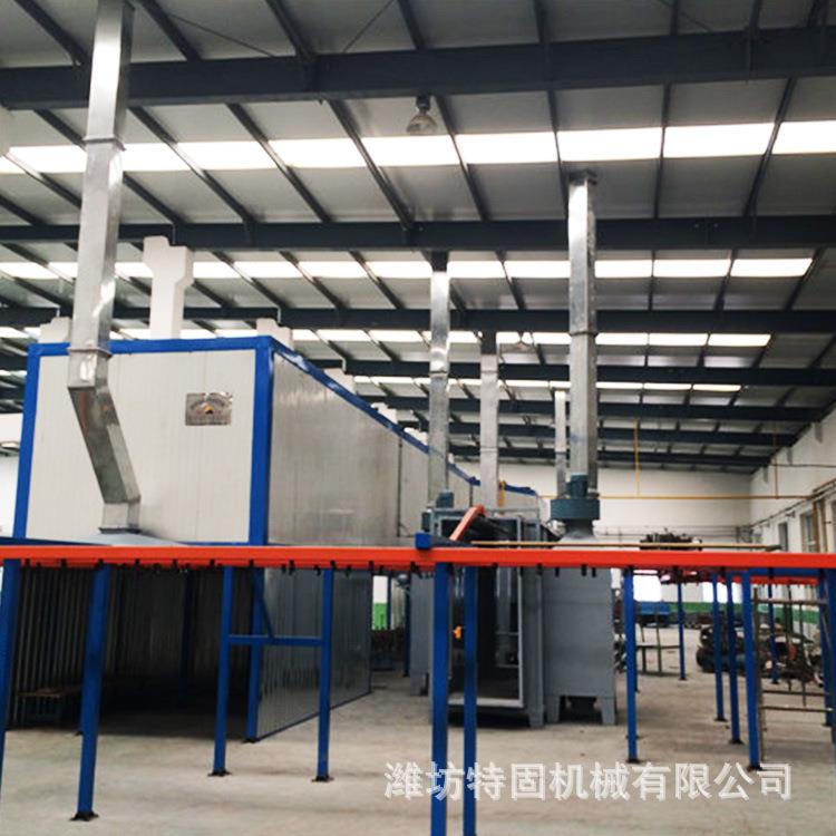 厂家定制护栏喷塑流水线防火门静电喷涂设备工艺品静电喷涂线