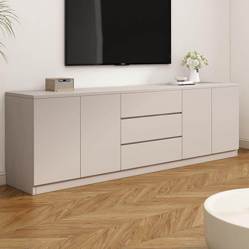 实木电视柜家用落地收纳柜一体现代简约多功能储物柜客厅电视