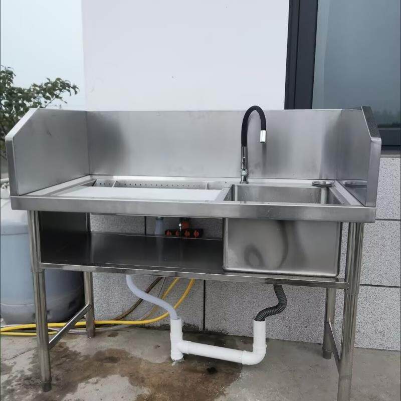 超市杀鱼台多功能杀鱼用的水池操作台猪脚酒店鱼水池切水果洗菜盆