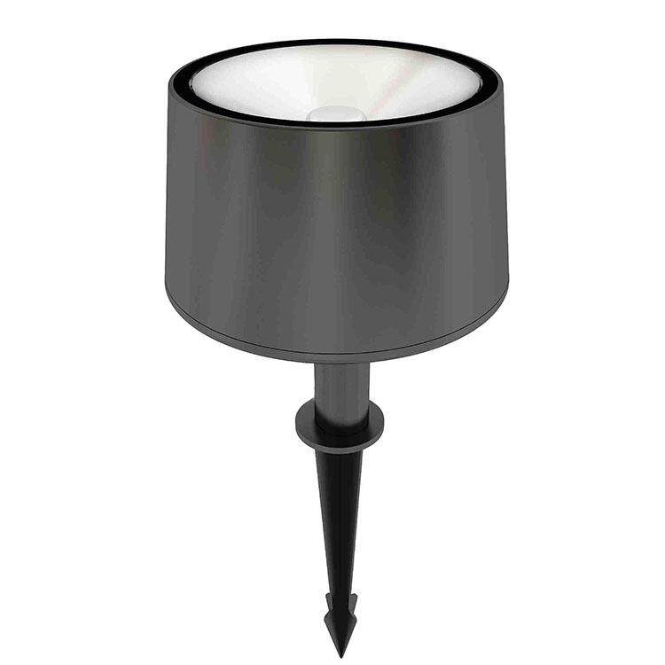 LED抱杆灯外壳投光灯外壳抱箍插地草坪灯外壳10W15W20W30W50W