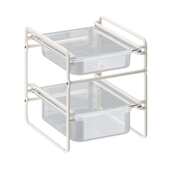 厨房置物架可伸缩多层蔬菜收纳果蔬放菜架水果家用菜篮子收纳筐