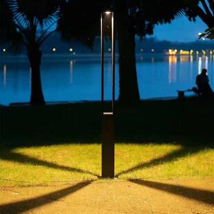 厂22504户外景广场区小公园商家场别墅防水LED观灯3米30W四柱方灯