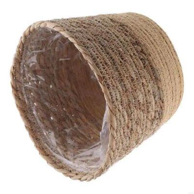 AXYC Straw Plant Basket Indoor Woven Plant Pots for Planter