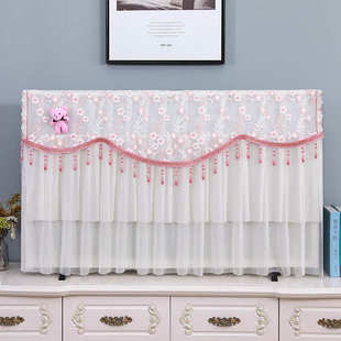 电视机防尘罩2024新款 通用液晶电视机罩65寸75寸开机不取盖巾 挂式