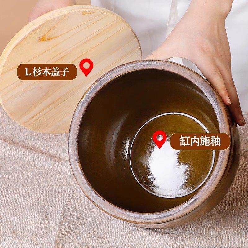 酒酿容器米酒罐带盖醪糟坛子甜酒土陶老式酿酒家用陶瓷米酒发酵缸