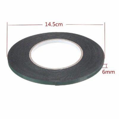 10M Double Sided Tape Strong Adhesive Black Foam Tape