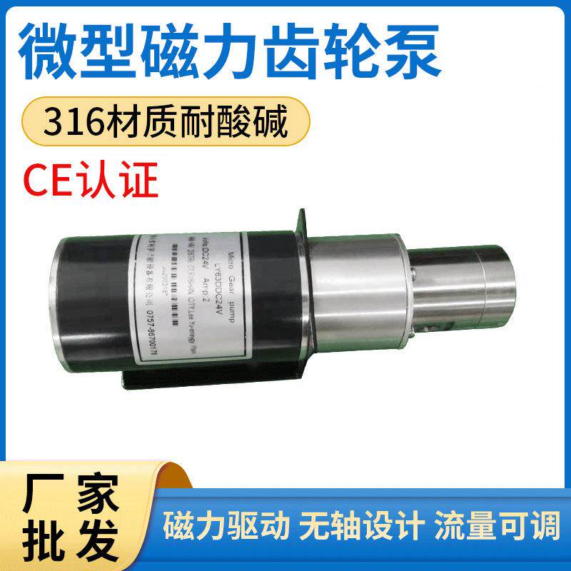 厂家供应小型磁力齿轮泵可调微型小型水泵不锈钢齿轮泵循环泵
