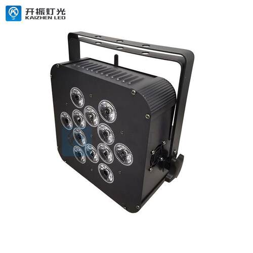 厂家直销 LED12颗五合一扁帕灯 迷你型舞台婚庆酒吧背景染色灯