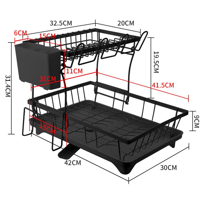 厨房水槽台面沥水沥水碗碟碗架