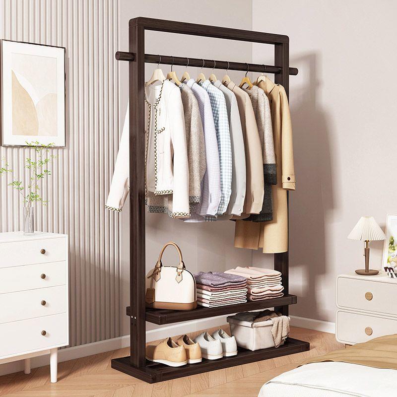 衣帽落地卧LWZ室架挂衣架可现移动新中式家用室衣内网红晾服架简