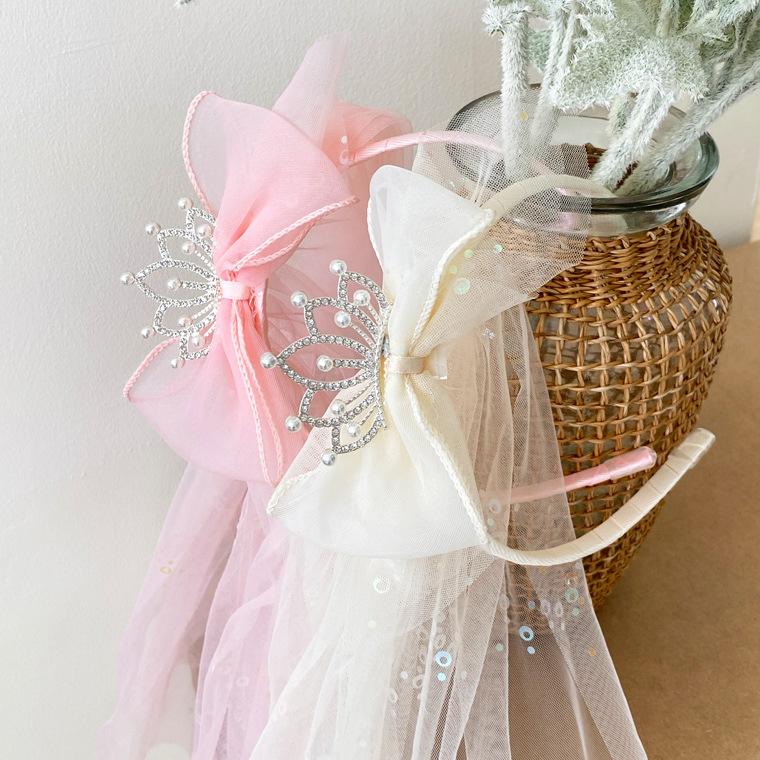 小女孩蝴蝶结韩版公主发箍发饰