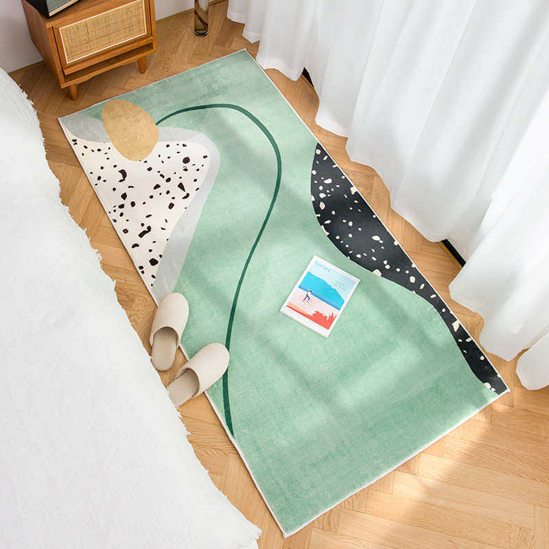 ins风北欧卧室房间床边少女地毯现代简约可睡可坐地毯垫,居家布艺,地毯,淘宝优惠券,粉丝福利购,淘宝优惠卷