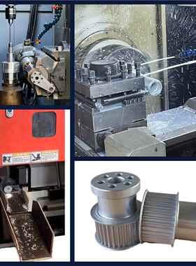 国外直供BESTL5MTE5M814MM同步带轮合金同步轮铝制铝带I轮