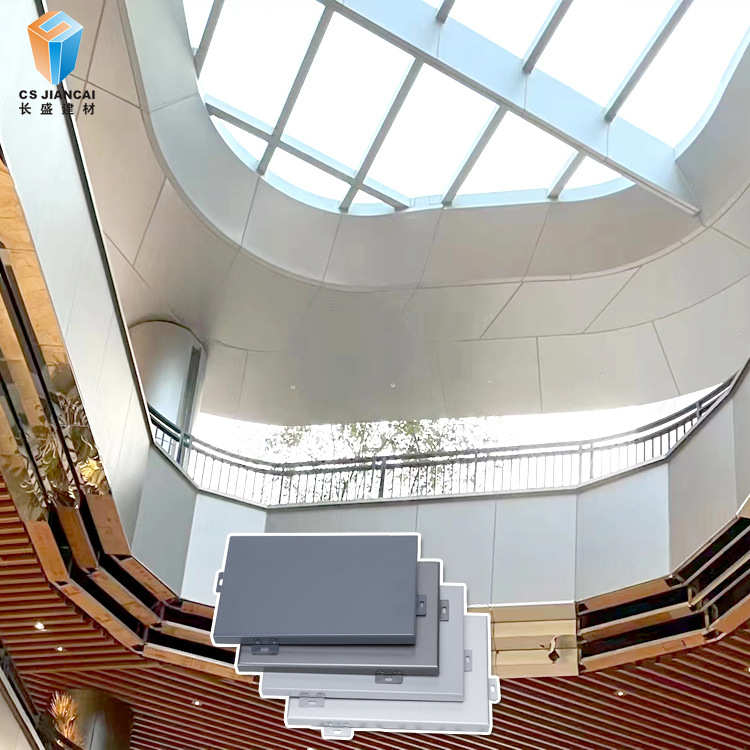 外墙氟碳仿石纹木纹铝单板幕墙耐用防腐蚀铝单板造型单曲门头铝板