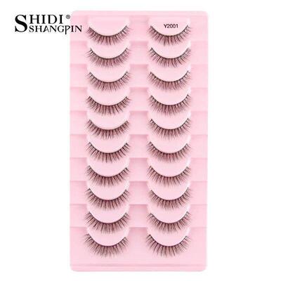 5/10Pairs False Lashes Cat Eye Eyelashes Eyelash Extension