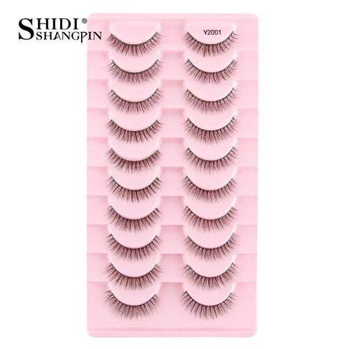 5/10Pairs False Lashes Cat Eye Eyelashes Eyelash Extension